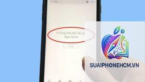app store bị lỗi kết nối