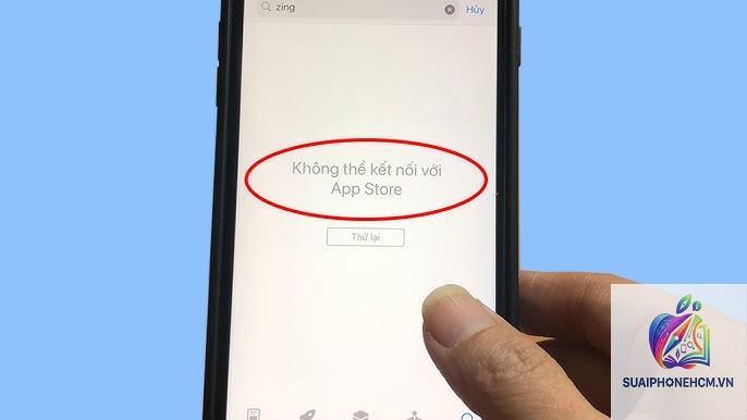 app store bị lỗi kết nối