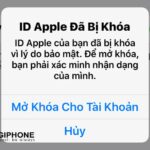 apple id bị khóa bảo mật
