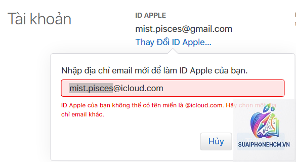 apple id không đổi được email - Hình 3