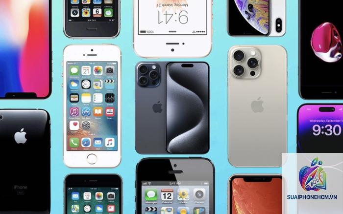 danh sách iPhone theo năm