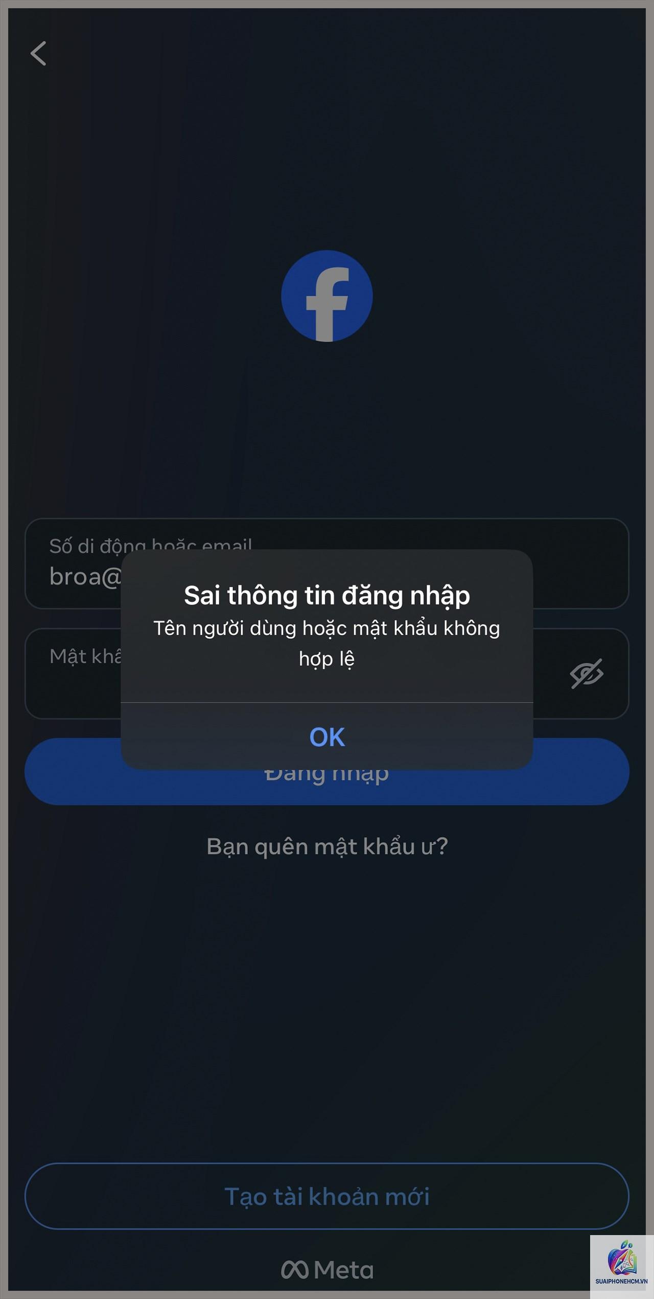 facebook không đăng nhập được trên iphone - Hình 4