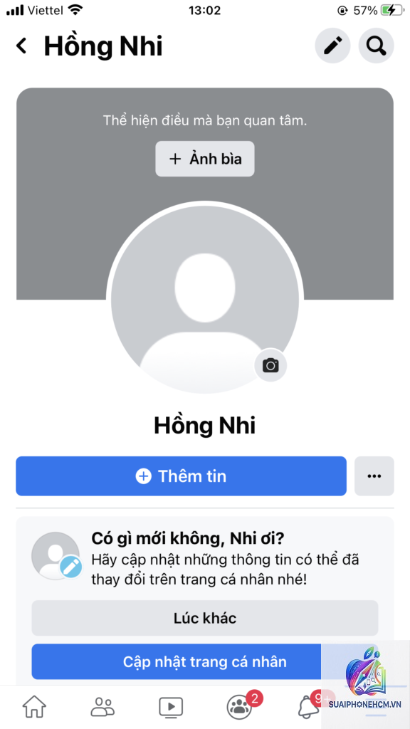 facebook không đổi được ảnh đại diện trên iphone