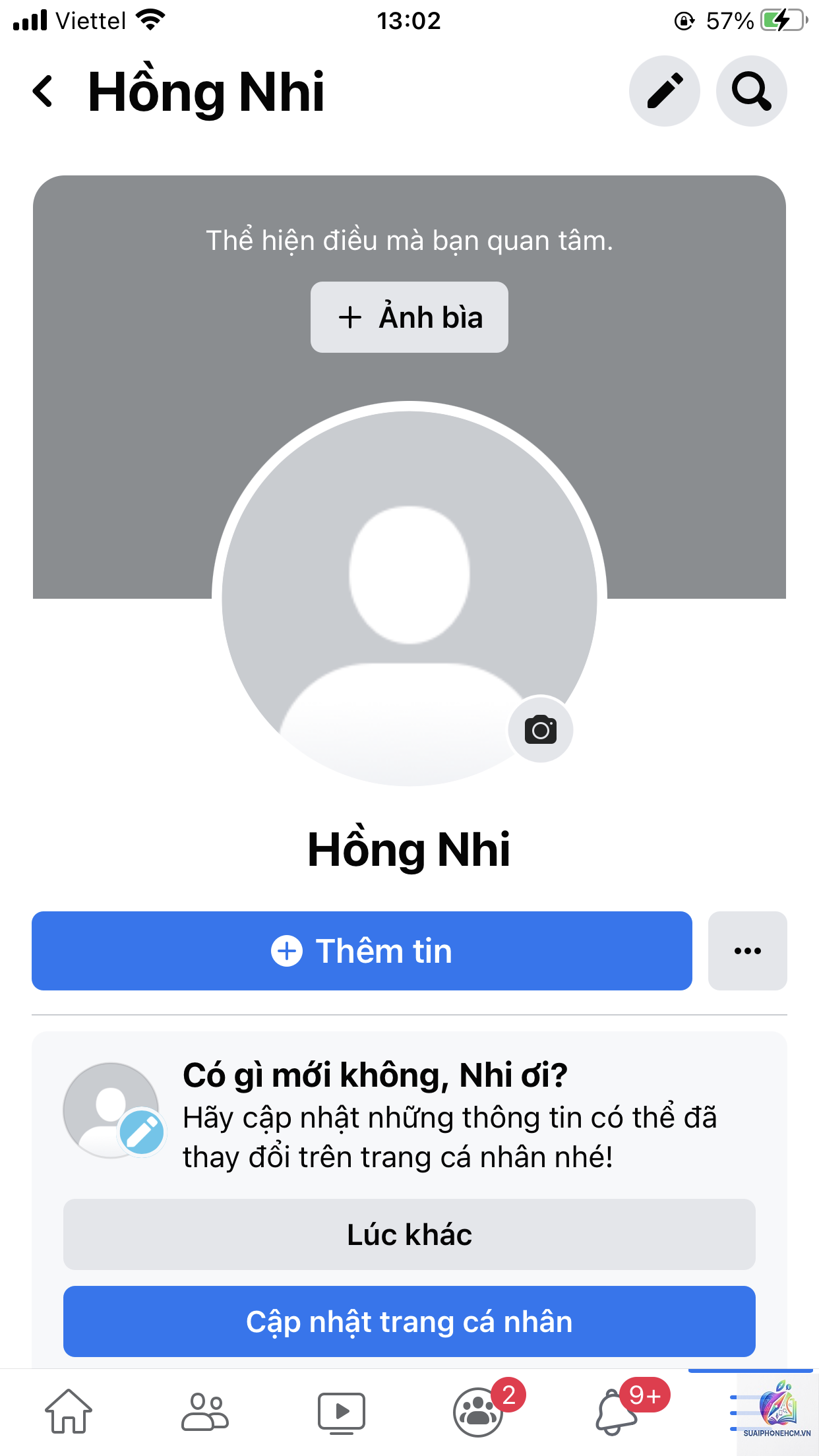 facebook không đổi được ảnh đại diện trên iphone - Hình 1