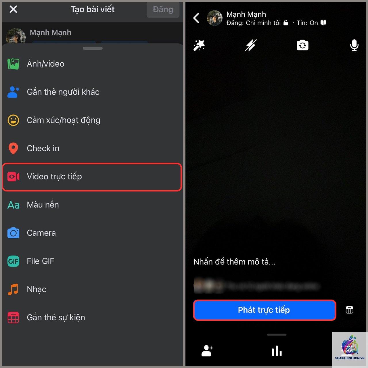 facebook không livestream được trên iphone - Hình 2