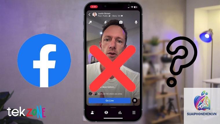 facebook không livestream được trên iphone