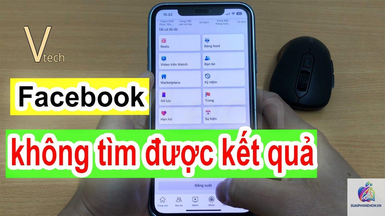 facebook không tìm kiếm được trên iphone - Hình 3