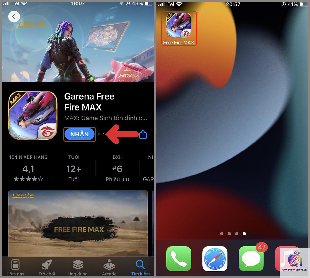 game iphone free fire - Hình 1