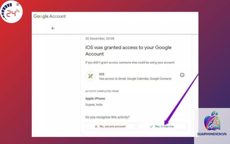gmail bị lỗi mạng trên iphone - Hình 3