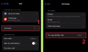 gmail bị treo trên iphone