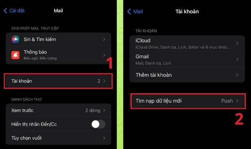 gmail bị treo trên iphone - Hình 1