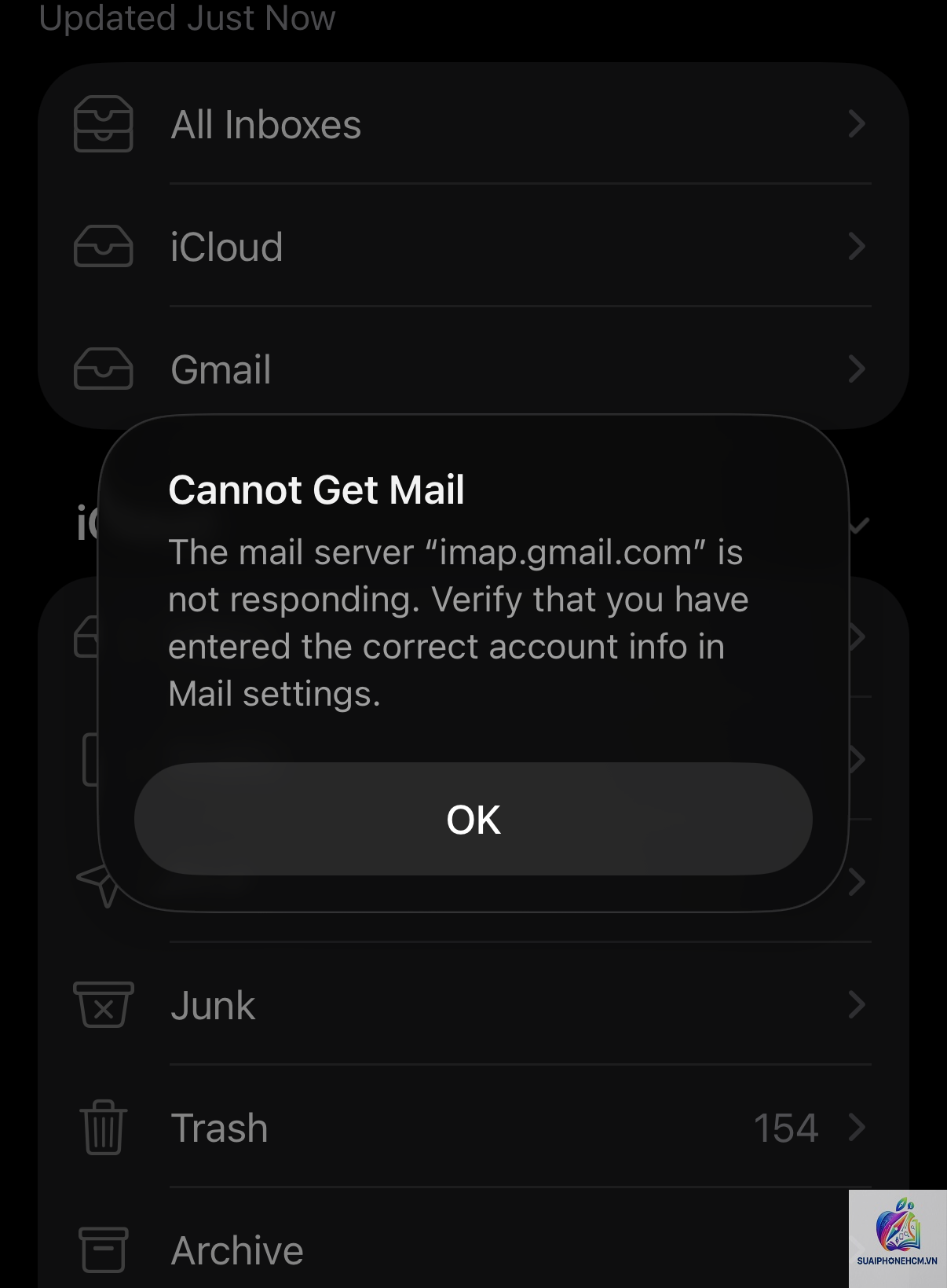 gmail không đồng bộ trên iphone - Hình 5