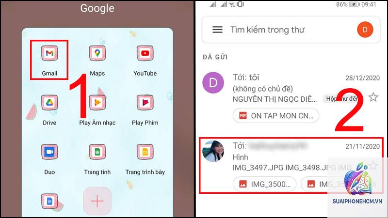 gmail không tải được hình ảnh trong email trên iphone - Hình 2