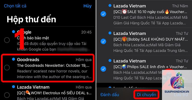 gmail không xóa được email trên iphone - Hình 2