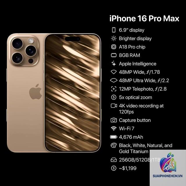 iPhone 16 Pro Max cấu hình - Hình 3