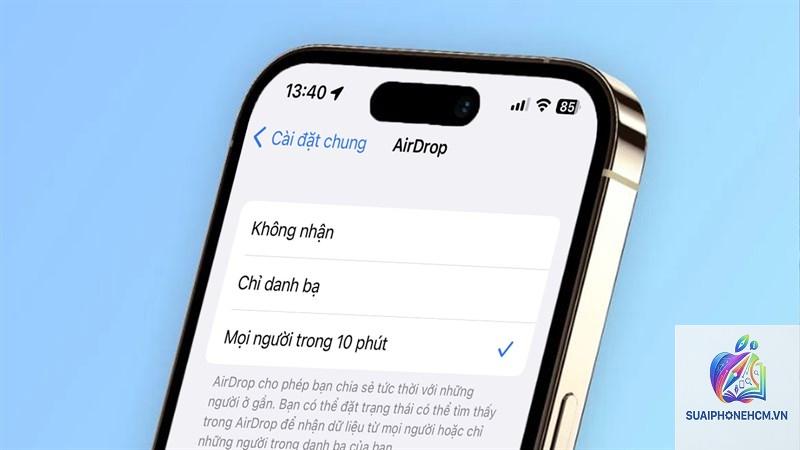 iPhone AirDrop không hiện danh bạ - Hình 5