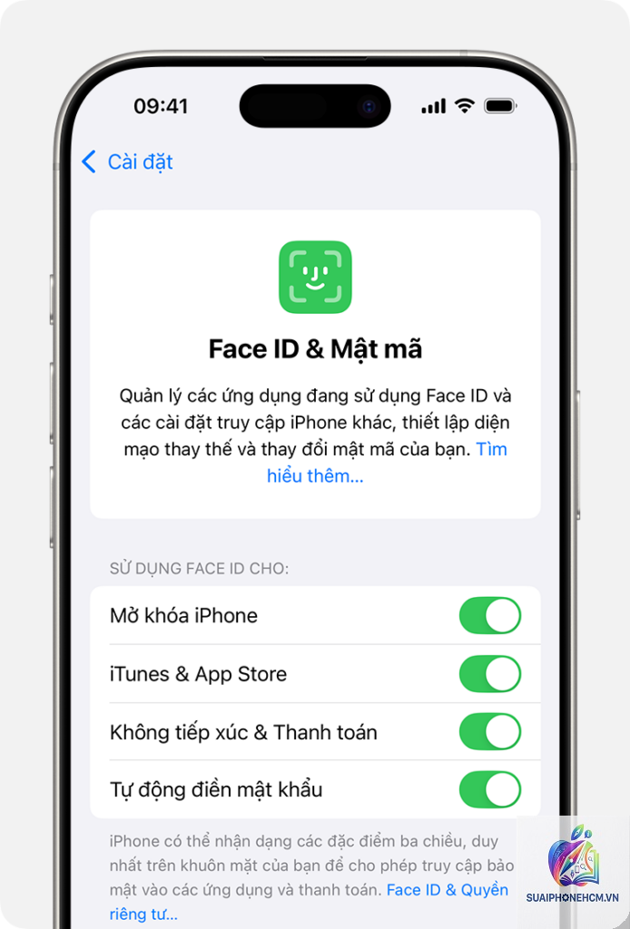iPhone Face ID không mở khóa được