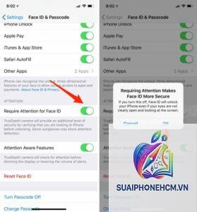 iPhone Face ID không nhận khi đeo kính