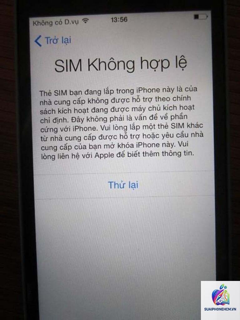 iPhone SIM bị khóa