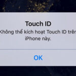 iPhone Touch ID không hoạt động
