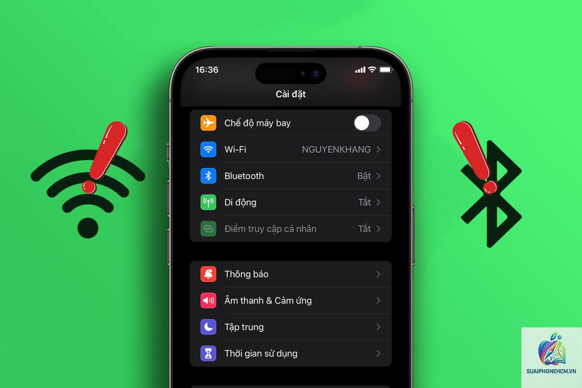 iPhone WiFi Bluetooth lỗi - Hình 1