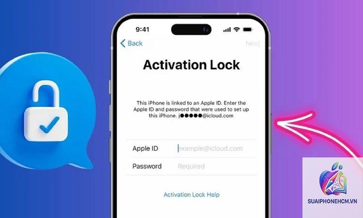 iPhone activation lock không mở được