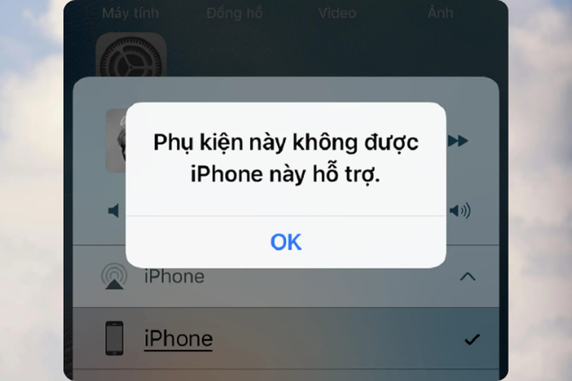 iPhone báo phụ kiện không hỗ trợ - Hình 4