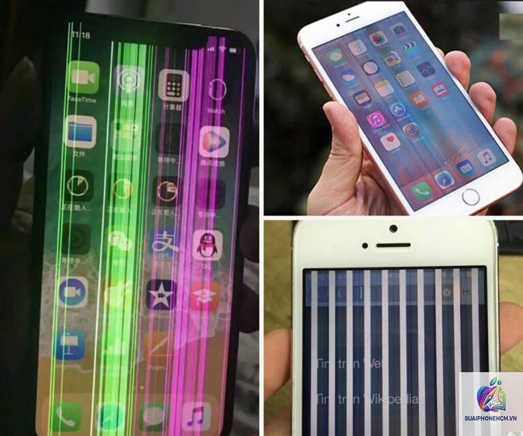 iPhone bị sọc màn hình