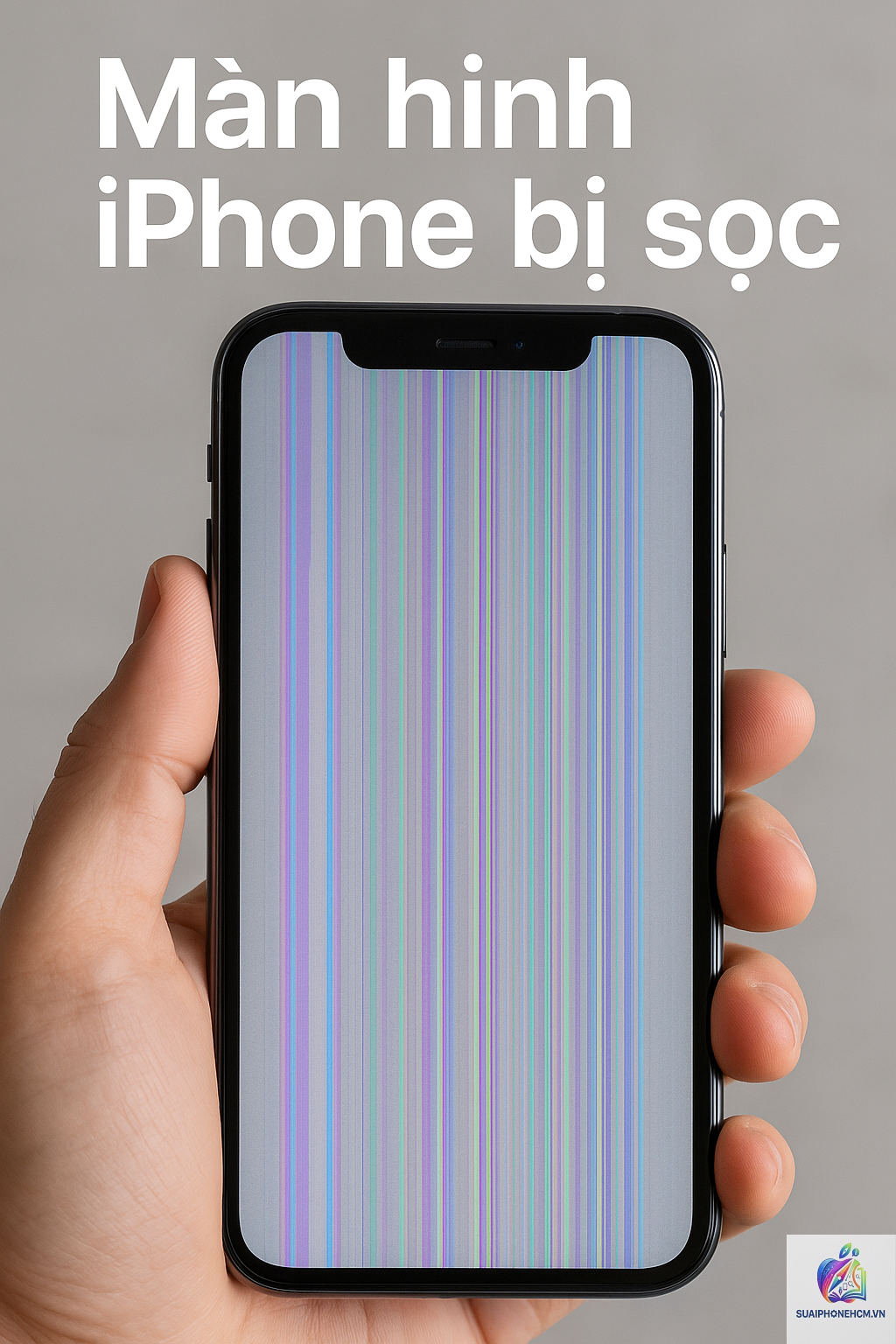 iPhone bị sọc màn hình - Hình 4
