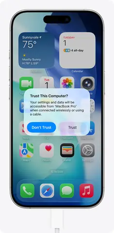 iPhone cắm USB không nhận - Hình 2