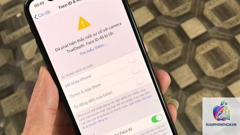 iPhone camera Face ID bị lỗi - Hình 1