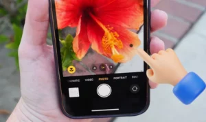iPhone camera bị đốm sáng