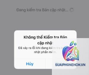 iPhone cập nhật bị lỗi
