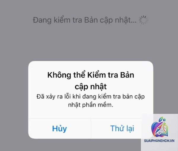 iPhone cập nhật bị lỗi - Hình 1