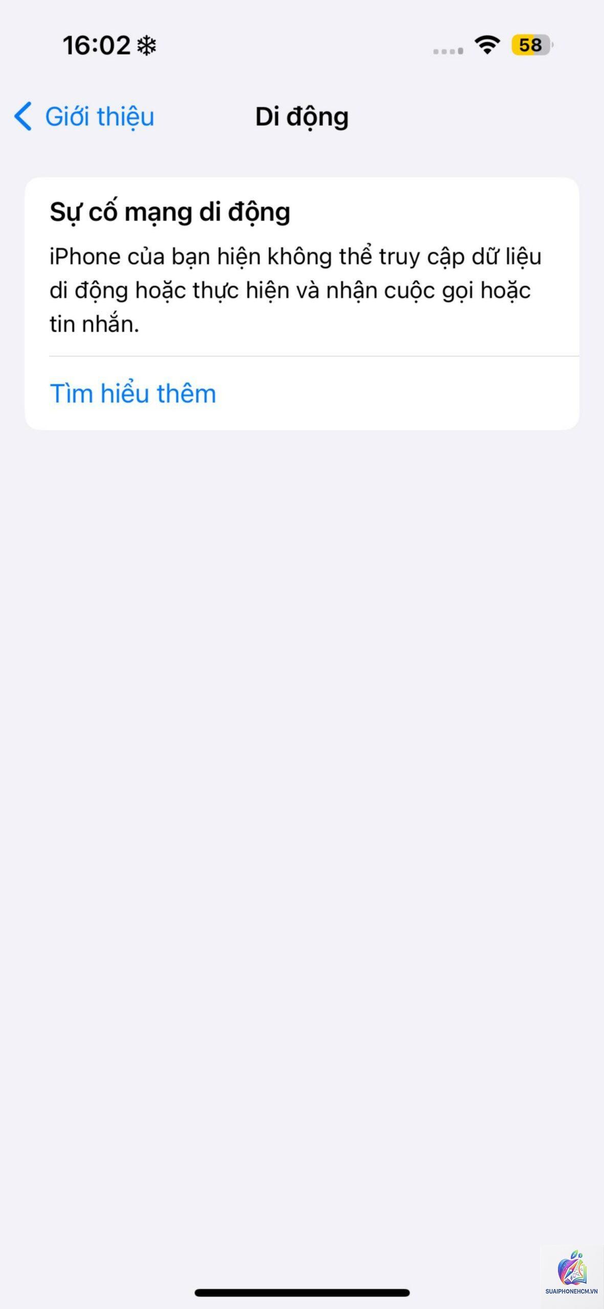 iPhone dữ liệu di động bị lỗi - Hình 5