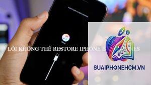 iPhone iTunes không restore được