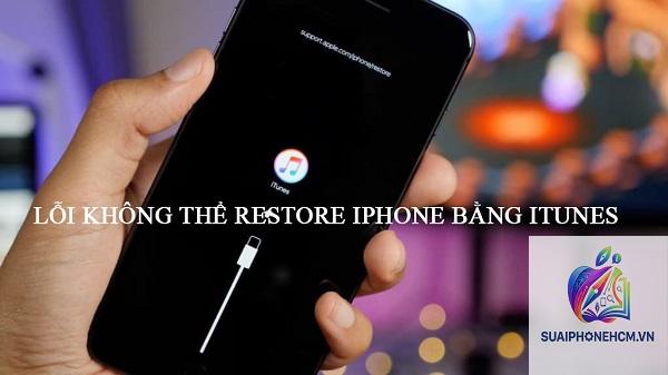 iPhone iTunes không restore được