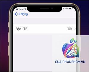 iPhone không bật được 4G
