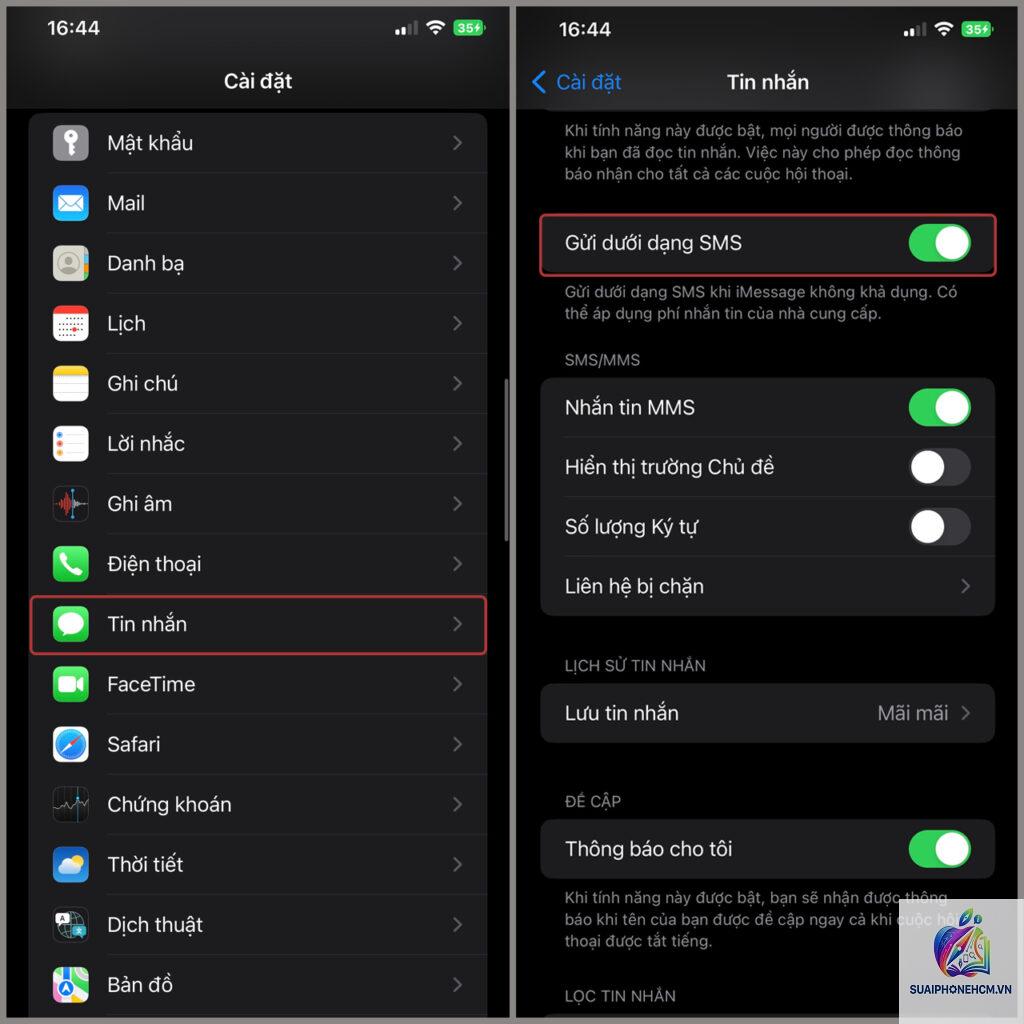 iPhone không gửi được tin nhắn thoại