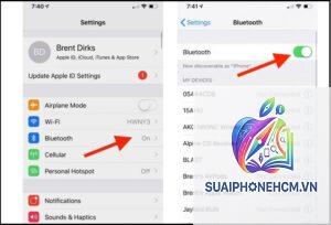 iPhone không kết nối Bluetooth