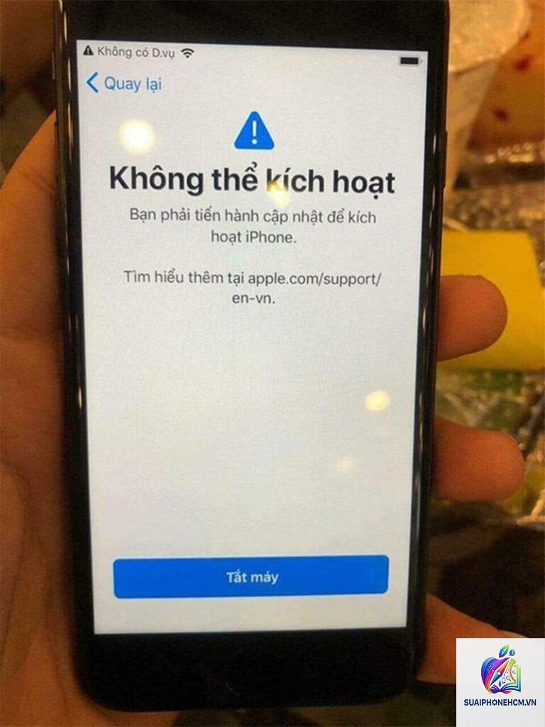 iPhone không kích hoạt được