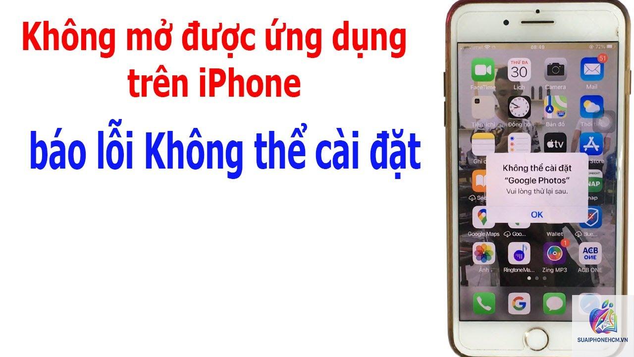 iPhone không mở được app - Hình 1