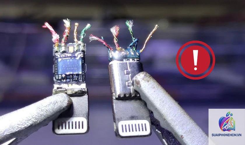 iPhone không nhận kết nối qua cổng Lightning
