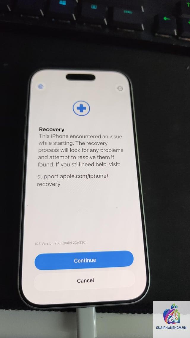 iPhone không setup được - Hình 1