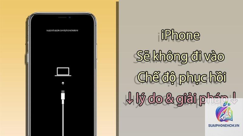 iPhone không vào recovery mode