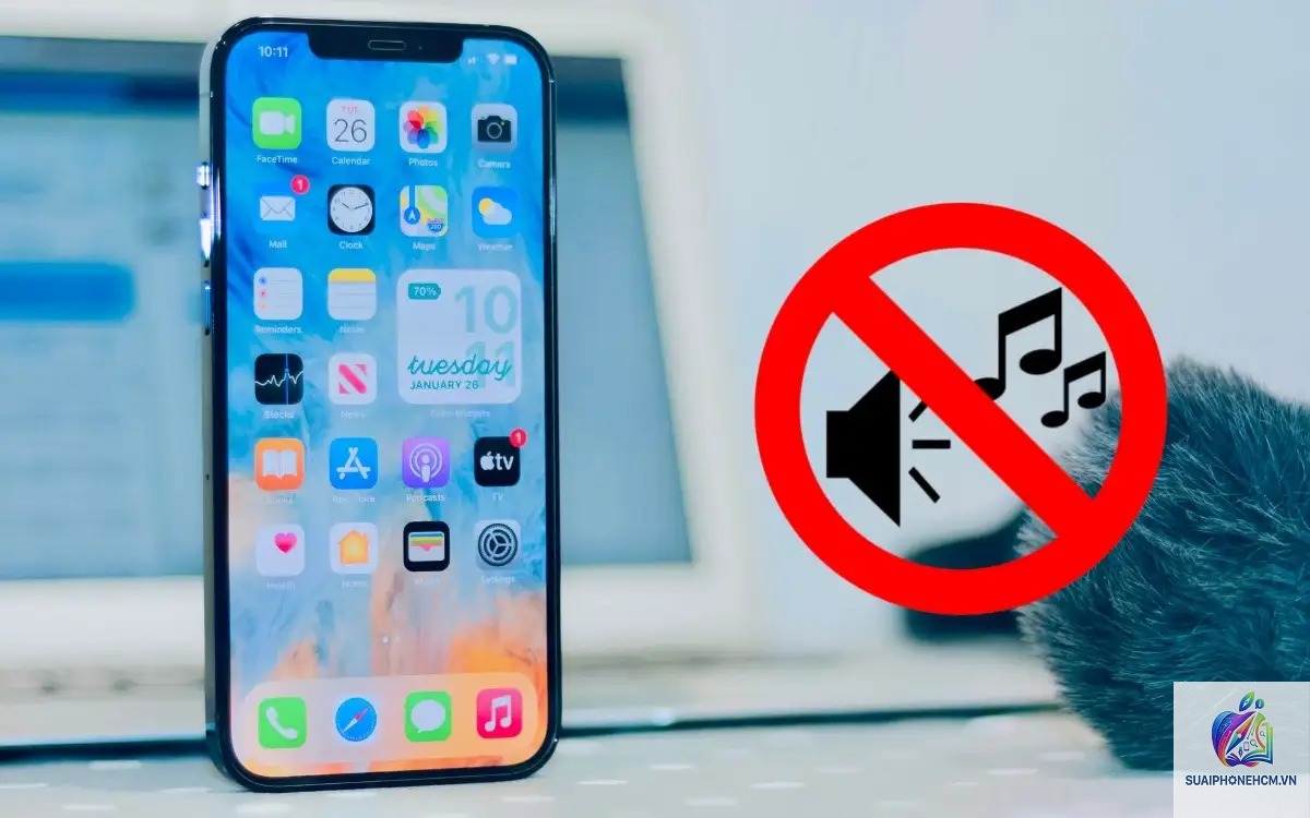 iPhone mất âm thanh - Hình 1