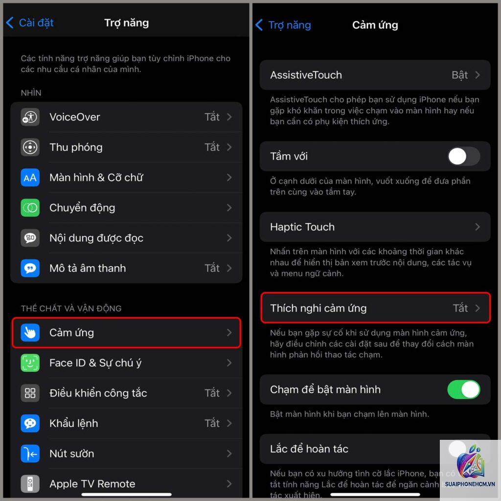 iPhone phản hồi chậm cảm ứng