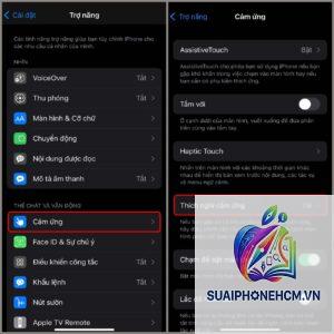 iPhone phản hồi chậm cảm ứng