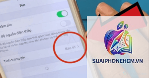 iPhone pin báo bảo trì
