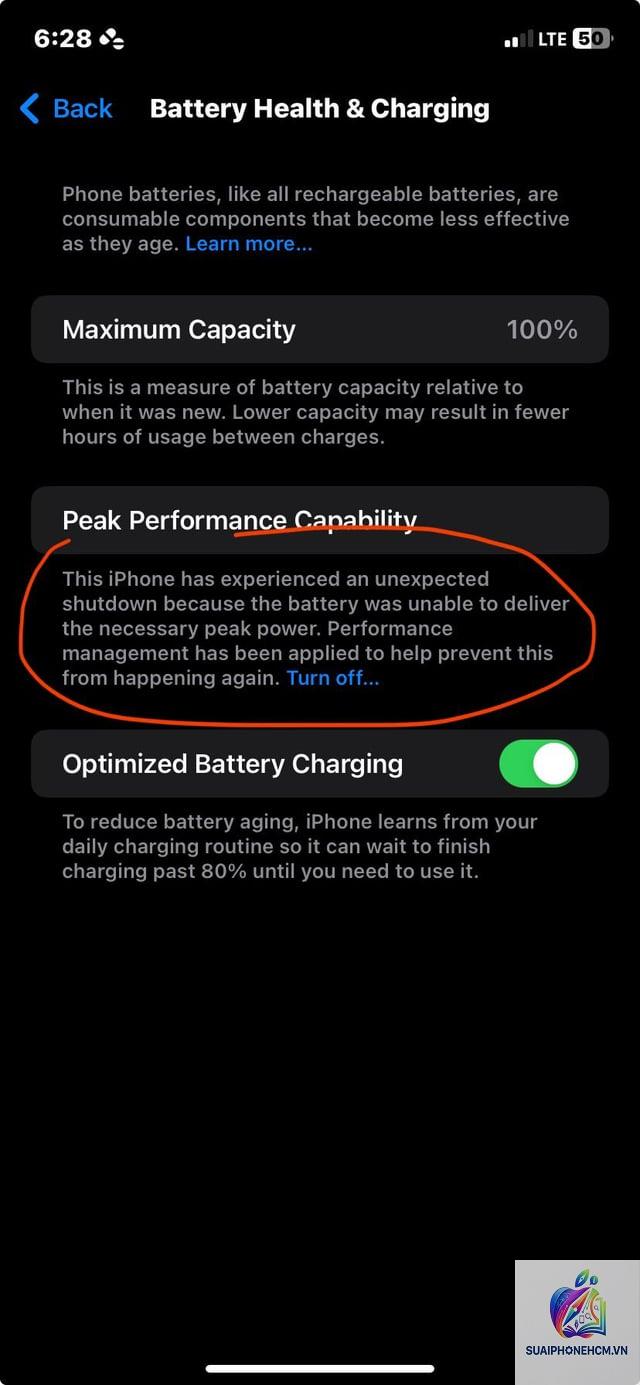 iPhone pin còn 20 tự tắt nguồn - Hình 1